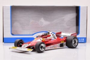 Ferrari 312 T2B #12 C. Reutemann Swedish GP 1977 MCG 1:18 MCG18625F Metal — zdjęcie 6 z 6