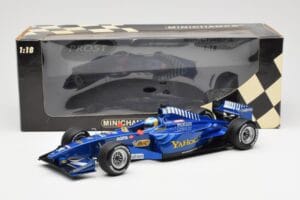 Prost AP03 Peugeot #15 N. Heidfeld F1 Showcar 2000 Minichamps 1:18 180000085 Żywica — zdjęcie 6 z 6