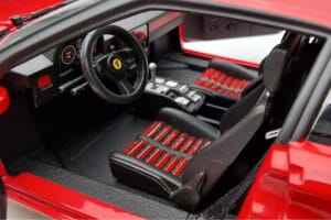 Ferrari 288 GTO Czerwony Hot Wheels 1:18 J8248-0510 Metal — zdjęcie 7 z 10