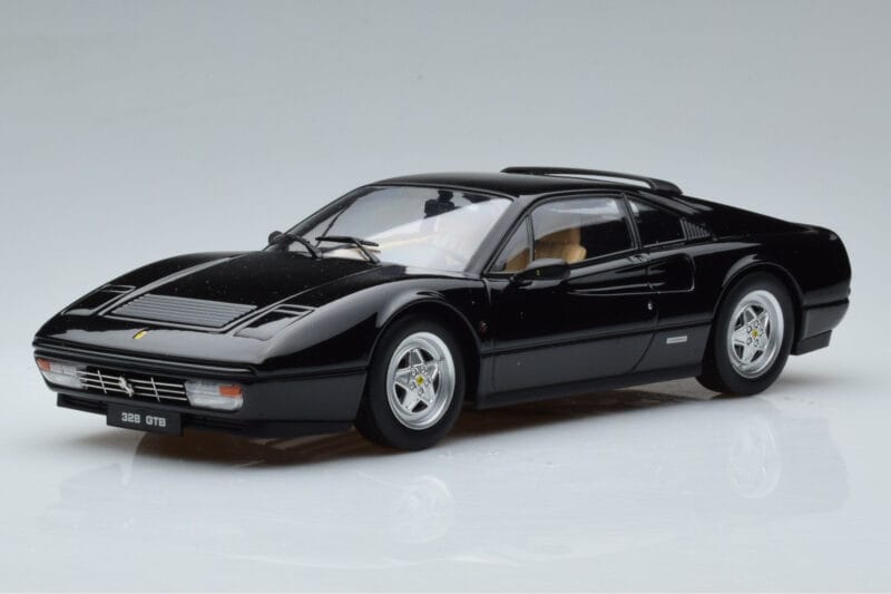 Ferrari 328 GTB Czarny KK-Scale 1:18 KKDC180532 Metal