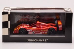 Ferrari 333 SP #3 Moretti Racing G. Moretti / D. Theys / M. Baldi 24 Hours of Le Mans 1998 Minichamps 1:43 430987603 Metal — zdjęcie 4 z 4
