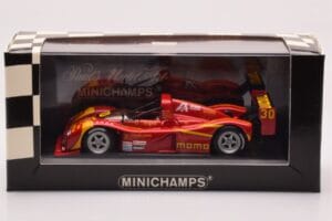 Ferrari 333 SP #30 MOMO M. Papis / D. Theys / B. Wollek Daytona 24 Hours 2nd Place 1996 Minichamps 1:43 430967430 Metal — zdjęcie 4 z 4