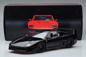 Ferrari F40 Lightweight Czarny Kyosho 1:18 08412BK Metal — zdjęcie 12 z 12