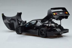 Ferrari F40 Lightweight Czarny Kyosho 1:18 08412BK Metal — zdjęcie 6 z 12