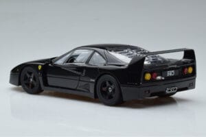 Ferrari F40 Lightweight Czarny Kyosho 1:18 08412BK Metal — zdjęcie 7 z 12