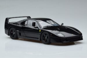 Ferrari F40 Lightweight Czarny Kyosho 1:18 08412BK Metal — zdjęcie 8 z 12