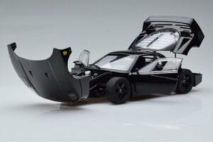 Ferrari F40 Lightweight Czarny Kyosho 1:18 08412BK Metal — zdjęcie 9 z 12