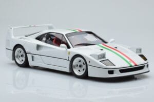 Ferrari F40 Perłowy Biały Italy Kyosho 1:18 08416PWT-G Metal — zdjęcie 6 z 8