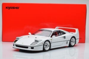 Ferrari F40 Perłowy Biały Kyosho 1:18 08416PW-G Metal — zdjęcie 8 z 8