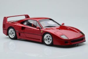 Ferrari F40 Czerwony Metaliczny Asia Exclusive Kyosho 1:18 08416RM-G Metal — zdjęcie 7 z 14