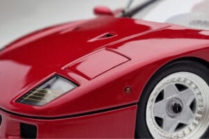 Ferrari F40 Czerwony Metaliczny Asia Exclusive Kyosho 1:18 08416RM-G Metal — zdjęcie 9 z 14