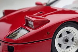 Ferrari F40 Czerwony Metaliczny Asia Exclusive Kyosho 1:18 08416RM-G Metal — zdjęcie 10 z 14