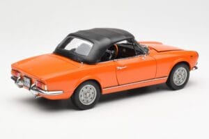 Fiat 124 BS Pomarańczowy Sun Star 1:18 4906 Metal — zdjęcie 3 z 8
