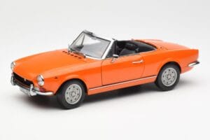 Fiat 124 BS Pomarańczowy Sun Star 1:18 4906 Metal