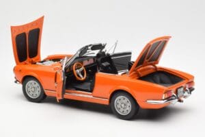 Fiat 124 BS Pomarańczowy Sun Star 1:18 4906 Metal — zdjęcie 5 z 8