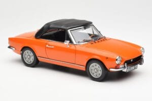 Fiat 124 BS Pomarańczowy Sun Star 1:18 4906 Metal — zdjęcie 6 z 8