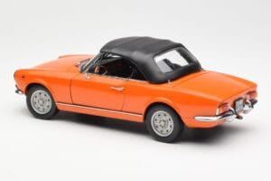 Fiat 124 BS Pomarańczowy Sun Star 1:18 4906 Metal — zdjęcie 7 z 8