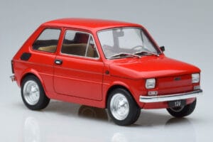 Fiat 126 Czerwony MCG 1:18 MCG18323 Metal — zdjęcie 4 z 6
