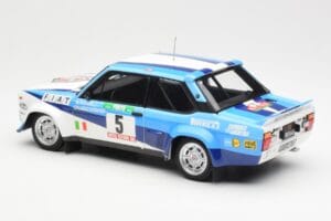 Fiat 131 Abarth #5 Team Fiat Works Rally Portugal 1980 Kyosho 1:18 08376A Metal — zdjęcie 7 z 8