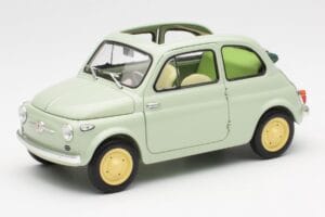 Fiat Nuova 500 Clear Zielony Kyosho 1:18 08966LG Metal