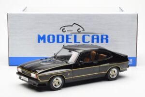 Ford Capri Mk2 X-Pack Czarny MCG 1:18 MCG18348 Metal — zdjęcie 6 z 6