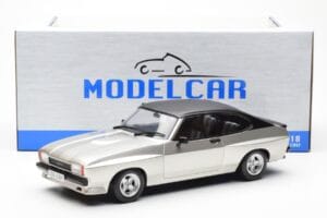 Ford Capri Mk2 X-Pack Srebrny MCG 1:18 MCG18349 Metal — zdjęcie 6 z 6