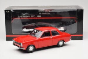 Ford Escort Mk1 RHD Czerwony Minichamps 1:18 150081070 Metal — zdjęcie 8 z 8