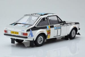 Ford Escort RS 1800 Allied Polymer #1 T. Makinen / H. Liddon Winner RAC Rally 1975 Minichamps 1:18 100758401 Metal — zdjęcie 3 z 8