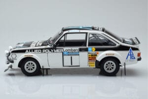Ford Escort RS 1800 Allied Polymer #1 T. Makinen / H. Liddon Winner RAC Rally 1975 Minichamps 1:18 100758401 Metal — zdjęcie 4 z 8