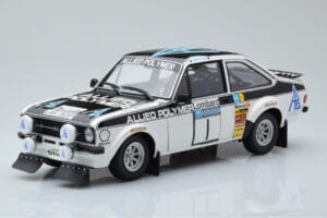 Ford Escort RS 1800 Allied Polymer #1 T. Makinen / H. Liddon Winner RAC Rally 1975 Minichamps 1:18 100758401 Metal