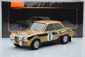 Ford Escort Mk1 RS1600 Night Version #1 R. Clark / J. Porter Rally Wales 1972 IXO 1:18 18RMC100 Metal — zdjęcie 6 z 6