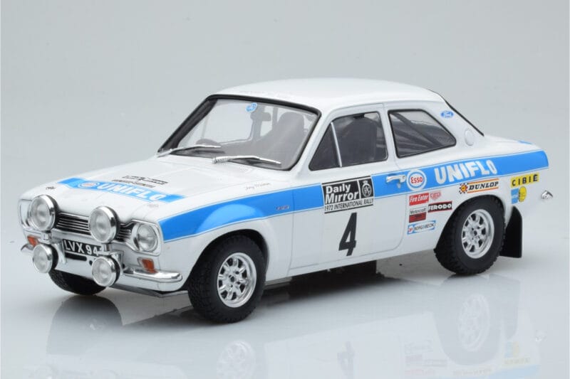 Ford Escort Mk1 RS1600 Night Version #4 R. Clark / T. Mason RAC Rally 1972 IXO 1:18 18RMC101 Metal