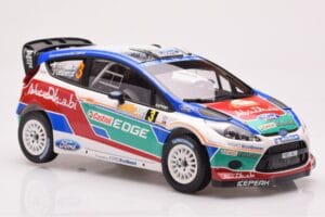 Ford Fiesta RS WRC Ford Abu Dhabi #3 M. Hirvonen / J. Lehtinen Winner Rally Australia 2011 Minichamps 1:18 151110803 Metal — zdjęcie 4 z 6