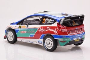 Ford Fiesta RS WRC Ford Abu Dhabi #3 M. Hirvonen / J. Lehtinen Winner Rally Australia 2011 Minichamps 1:18 151110803 Metal — zdjęcie 5 z 6