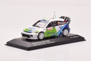 Ford Focus RS WRC #4 R. Kresta / J. Tomanek Rally Monte Carlo 2005 Minichamps 1:43 400058404 Metal — zdjęcie 2 z 4