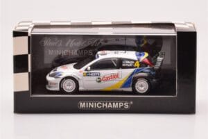 Ford Focus RS WRC #4 M. Martin / M. Park Neste Rally Finland Winners 2003 Minichamps 1:43 400038304 Metal — zdjęcie 4 z 4