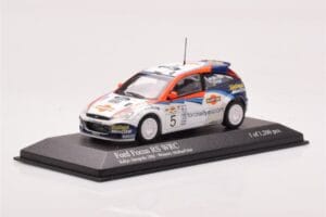 Ford Focus RS WRC #5 C. McRae / N. Grist Rally Acropolis Winner 2002 Minichamps 1:43 430028905 Metal — zdjęcie 2 z 4