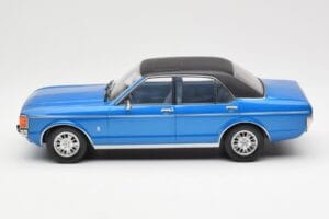 Ford Granada Mk1 Metaliczny Niebieski Matowy Czarny MCG 1:18 MCG18394 Metal — zdjęcie 3 z 6