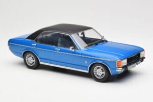 Ford Granada Mk1 Metaliczny Niebieski Matowy Czarny MCG 1:18 MCG18394 Metal — zdjęcie 4 z 6