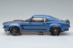Ford Mustang Boss Cobra Ruffian Cars Niebieski GT Spirit 1:18 GT426 Żywica — zdjęcie 3 z 6