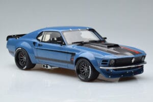 Ford Mustang Boss Cobra Ruffian Cars Niebieski GT Spirit 1:18 GT426 Żywica — zdjęcie 4 z 6