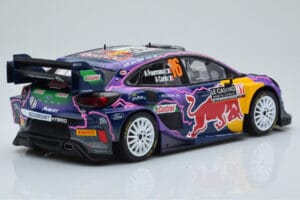 Ford Puma Rally1 WRC #16 A. Fourmaux / A. Coria Rally Monte Carlo 2022 IXO 1:18 18RMC111 Metal — zdjęcie 2 z 6