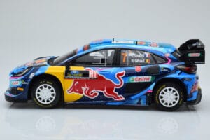 Ford Puma Rally1 WRC #7 P-L. Loubet / N. Gilsoul Rally Sweden 2023 IXO 1:18 18RMC154B Metal — zdjęcie 3 z 6