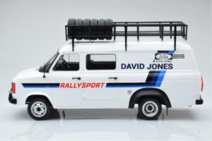 Ford Transit Mk2 Van Team David Jones Rally Assistance IXO 1:18 18RMC033XE Metal — zdjęcie 3 z 6