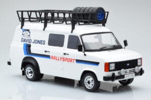 Ford Transit Mk2 Van Team David Jones Rally Assistance IXO 1:18 18RMC033XE Metal — zdjęcie 4 z 6