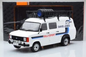 Ford Transit Mk2 Van Team David Jones Rally Assistance IXO 1:18 18RMC033XE Metal — zdjęcie 6 z 6