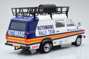 Ford Transit Mk2 Van Team Rothmans Rally Assistance IXO 1:18 18RMC057XE Metal — zdjęcie 2 z 6