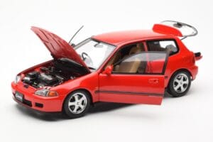 Honda Civic EG6 VTEC Czerwony LCD 1:18 LCD18018-RE Metal — zdjęcie 3 z 11