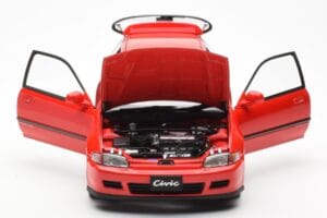 Honda Civic EG6 VTEC Czerwony LCD 1:18 LCD18018-RE Metal — zdjęcie 5 z 11