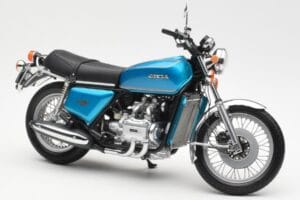 Honda Gold Wing GL1000 Niebieski Metaliczny Minichamps 1:12 122161600 Metal — zdjęcie 4 z 6